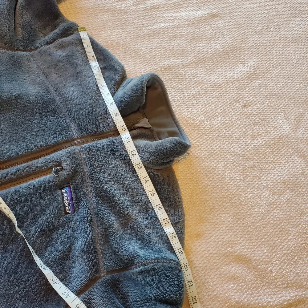 Patagonia R4 Regulator‎ Polartec Pile Fleece Zip Jacket Gray Mens XL Full Zip
